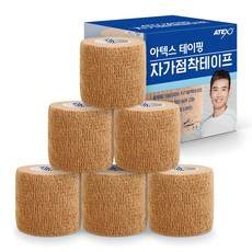 아텍스 자가점착 테이프, 6개입, 1세트