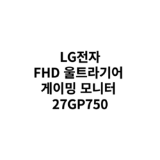 LG전자 FHD 울트라기어 게이밍 모니터