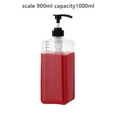 체중계 커피 시럽 드립 병 액체 디펜서 유압 펌프 깍지 헤드 주방 꿀 항아리 용기 500ml 1000ml, 1개