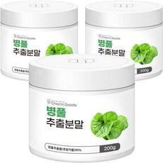 병풀 추출 분말 호랑이풀 병풀잎 추출물 가루 대용량 + 사은품 증정, 200g, 3개