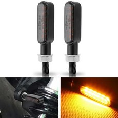 오토바이 지시등 12V 8mm LED 점멸등 혼다 야마하 카페 레이서전용, 01 6LED-2 Pcs, 01 CHINA, 1개