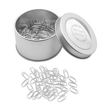 200개의 얇은 미니 종이 클립 골드 매우 귀엽고 작은 1.9cm(3/5인치) 스테인리스 스틸 실버 양철 홀더 사무실 학교 홈 데스크 오거나이저용 (골드 클립)