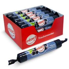 intact Glucose 인텍트 글루코스 포도당 15 x 40g 블랙커런트 사탕 학생 운동 집중력 혈당 충전 피로 회복