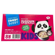 하림 푸디버디 하양라면, 8개, 8개