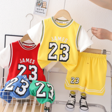 유아 아동 여아 남아 상하세트 여름 4컬러 농구복티 바지 상하복