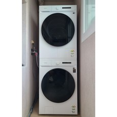 삼성전자 비스포크 그랑데 AI 직렬설치 세탁기 + 건조기 피키지 세트 WF24CB8650BV2N 24kg + 20kg + 직렬설치키트 방문설치