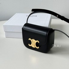 셀린느 [명품]셀린느 트리오페 미니 클로드 크로스백 블랙 10I513 V