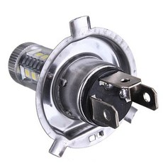 H4 슈퍼 화이트 LED 헤드라이트 전구 6000-6500K 하이 로우 빔 IP67 방수 자동 4000LM 80W 12V, 한개옵션1, 1개