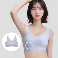 패드일체형 심리스브라 브라렛 노와이어 스포츠브라 브래지어