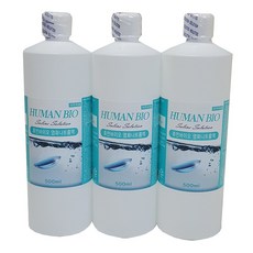 휴먼바이오 500ml 식염수, 3개