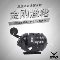 SPG 화살 흑 금 강 금속 어 륜 투석 기 양 궁 어구 요새 전부 폐쇄 로 아 스 테 인 리 스틸 낚시 바퀴 장비 JG 25 어선