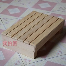 다목적 단단한 나무 페달 발 키높이 발판 씽크대 미니, 55x28x11 길이 x 너비 x 높이