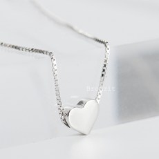 실버하트목걸이