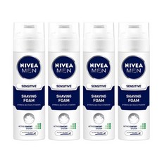 맨 센시티브 쉐이빙폼 200ml 4개 면도크림