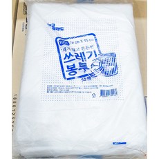 에코프랜드 쓰레기봉투 흰색 100리터 78x95cm 50매 X 6 분리수거 비닐봉투, 6개, 1