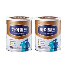일동후디스 성인분유 하이밀크 헬씨 밀크 포뮬라 600g -1 캔, 2개