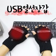 사무실 컴퓨터 전기 열선장갑 USB 장갑