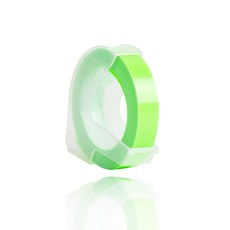 CIDY 1pcs 9MM 6MM 12MM Dymo 3D 플라스틱 엠보싱 테이프 라벨 메이커 PVC DYMO 1610 12965 1880 1540 Mote, 19 Fluorescent green_02 9mm