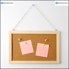 압정칠판 벽걸이형 코르크 압정 메모 꽂이 판 코르크보드