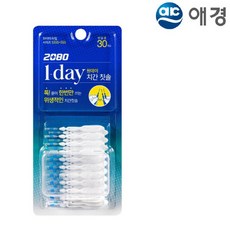 애경 2080 원데이 와이어 치간칫솔 SSSS-SSS 30개입 이쑤시개 구강관리 치아관리 치약 치아교정, 상세페이지 참조