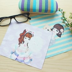 바보사랑 컬러코드 안경닦이 2종 세트.캐릭터타운, 단일상품