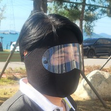 G.prez 방한 안면 보호 마스크, 1개, 1개입, 검정