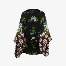 TEDBAKER 여성 스위트 고양이 식물 플라워 프린트 누에실
