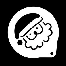 와인앤쿡 카페테리아 데코 도안 스텐 스텐실산타 1개, 없음
