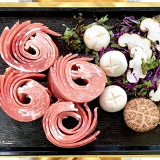 믿고 먹는 한돈 1등급 목살 오겹살 전지살 후지살 600g, 뒷다리살 600g, 1개