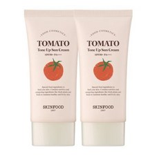 스킨푸드 토마토 톤 업 선크림 50ml+50ml, 1set