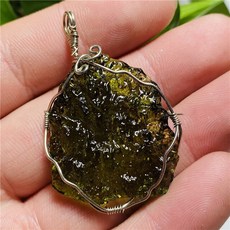 체코 운석 광물 표본 영적 치유 에어로라이트 크리스탈 에너지 스톤, [01] 5-10g, [01] Moldavite