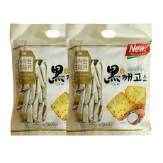 흑깨소미 곡물 과자 비스켓, 2개, 560g