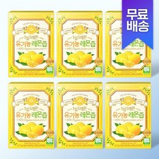 [홀푸드코리아(주)] 무)홀베리 1일1레몬 유기농 레몬즙 20g x 14포 x 6박스 by, 280g