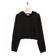 오우오 제시카 데일리 크롭 후드 티