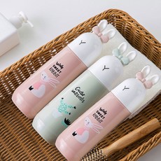 에이비엠 래빗 칫솔케이스 핑크, 3개