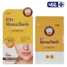 네오메디제약 맘스덤뷰티 하이드로콜로이드밴드 10mm x 84p + 12mm x 20p 세트 점뺀후 MomsDerm 뷰티패치 피부트러블 집중케어, 2개