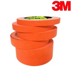 3M 마스킹테이프 주황색 12mm x 40M, 1개