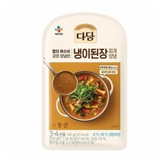 올따옴 CJ 다담 냉이된장찌개양념 140g, 6개