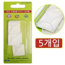 이엠 마운트 5P (1154) 전선고정 정리 케이블타이고정, 5개