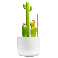 TAKARATOMY boon Brush Cacti White Baby Bottle Rack Accessories, 상품명참조, 상품명참조