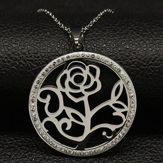 스와로브스키뱀목걸이