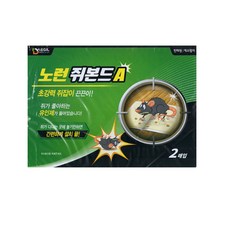 노런 쥐본드A 2매입 쥐잡이 끈끈이 덫, 1개