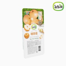 [업체발송] 뉴뜨레 냉동 배퓨레 1kg 국산 10개세트, 10개 - 배마마퓨레