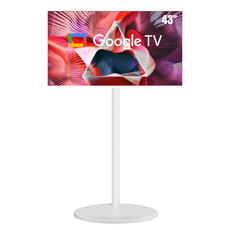(오늘출발) 빌리프 무빙 화이트 구글 스마트 TV 32인치 HD LED 스탠바이미 삼탠바이미 (화이트) SET 이동식 TV거치대 스탠드TV GTNB320HD11