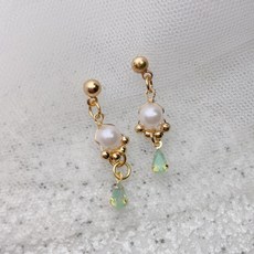 실리콘귀걸이진주