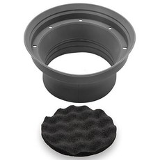 RECOIL 우퍼스피커 SPB65 접이식 실리콘 6.5 자동차 스피커 배플 키트 음질 개선 보호 한 쌍, 6.5" Speaker Baffle, Pair