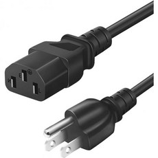 삼성 플라즈마 TV용 AC 전원 코드 비지오 소니 LG ION 패스파인더 24 스피커 3 프롱 범용 케이블 교체 6ft