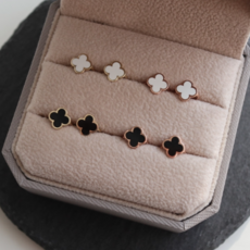 14k네잎클로버귀걸이