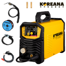 코리아나 논가스 멀티 용접기 MIG200PRO MIG-200PRO 미그200프로 철 스텐 알루미늄 솔리드 SOLID 용접 정격 입력 10.5KVA 정격 출력 200A, 1개, MIG-200PRO(솔리드용접봉세트)
