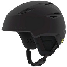 Giro Grid Spherical MIPS 스키 헬멧 - 남성 및 여성용 스노보드 매트 포로/그레이 M (55.5-59cm) 지로, Matte Black